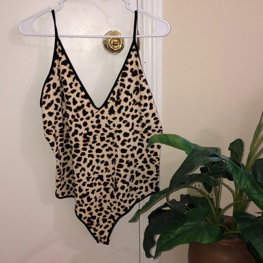 Express XL cheetah bodysuit